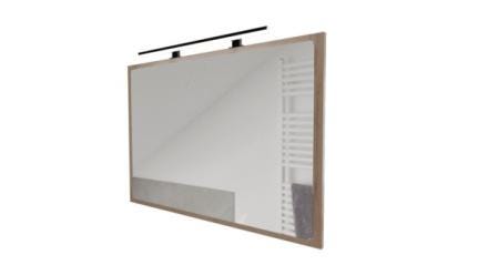 MIROIR WOODY L120       CHENE NATUREL 1821681