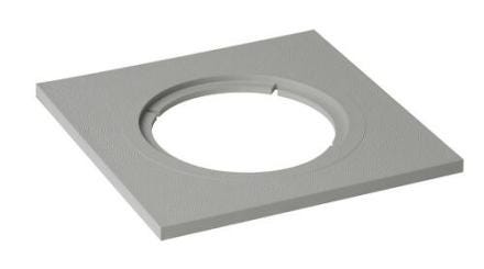 SIPHONNETTE - Platine pour siphonnette grille ronde et platine