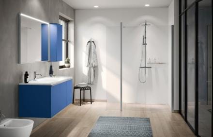 PAROI FIXE GIADA H 37 TRSP CHRM  GIADAHF37-1K NOVELLINI FRANCE  [GIADAHF37-1K]