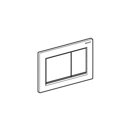 PLAQUE OMEGA30 DBL TCH NOIR MAT  115.080.DW.1 GEBERIT  [115.080.DW.1]