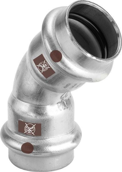 COUDE INOX TEMPONOX 35 45 FF VIEGA     809881 VIEGA  [809881]