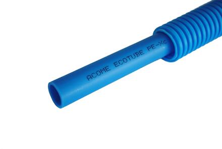 TUBE PE-XC AQUACOME - Ecotube(bleu) - Préfourreauté