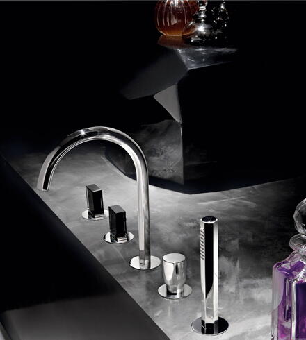 VENEZIA - Ensemble de robinetterie bain-douche sur gorge