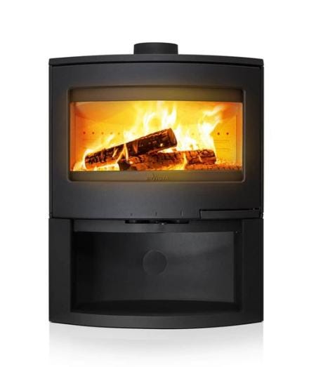 POELE A BOIS ACIER FONTE CALCIAS 9KW  P648803 INVICTA  [P648803]