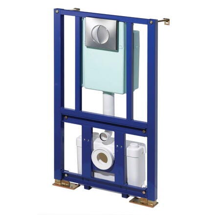 SANIWALL PRO - Bâti-support universel avec broyeur intégré