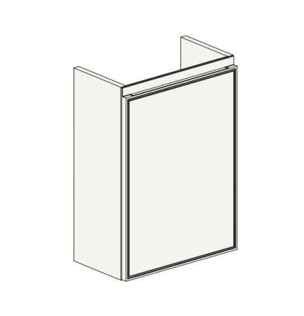 MEUBLE LM UPCITY26 1P GCH 40CM BLC R.  BL0057