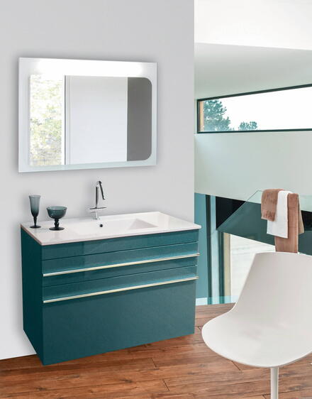 RIVA - Meuble suspendu sous plan de toilette