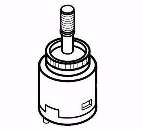 CARTOUCHE MITIG. SIMPLY U 25MM      A962263NU IDEAL STANDARD FRANCE