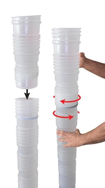 CONDUIT FLEXIBLE REC.CHEMILUX 125 1000 330647 UBBINK  [330647]