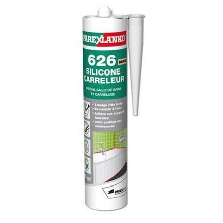 626 SILICONE CARRELEUR - Mastic monocomposant en phase aqueuse
