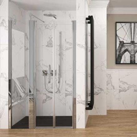 PORTE SALOON NICHE LARENCO 100X190VERRE 26656 AKW INTERNATIONAL  [26656]