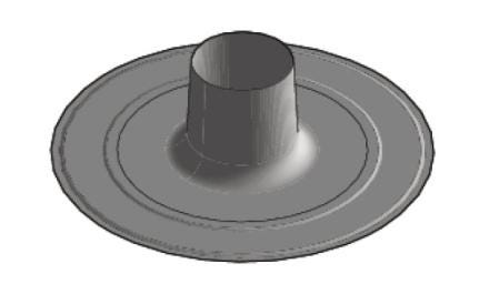 SOLIN TOIT PLAT D160-220MM    DY828 100002402 DE DIETRICH EQUIP THERMIQU BDR  [100002402]