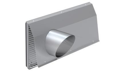 GRILLE AIR EXT.COMB.GAUCHE DN160    990430594 ZEHNDER COMFOSYSTEMS