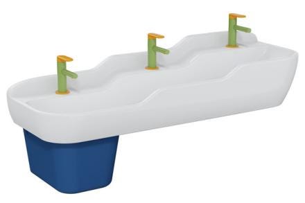 LAVABO SENTO KIDS DBL 3H 125CM  7352B003-1741 VITRA FRANCE  [7352B003-1741]