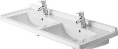 LAVABO DBL.1TR.STARCK3 130X48,5BLC 0332130000