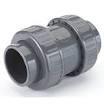 CLAPET DE RETENU PVC-UH - SERIE METRIQUE - FF - Avec ressort EPDM à coller