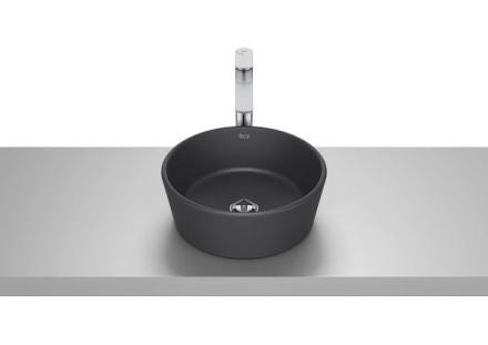 VASQUE A POS. ROUND 350X350 NOIR M A327B15080 ROCA SANITAIRE  [A327B15080]