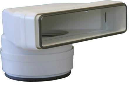 COUDE MIXTE PVC RIGIDE CDMV100 55X110  831008 S&P FRANCE SOLER & PALAU  [831008]
