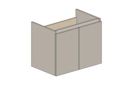MEUBLE S/PLAN EAZY26 2P 70CM GRIS CL.  RC0231