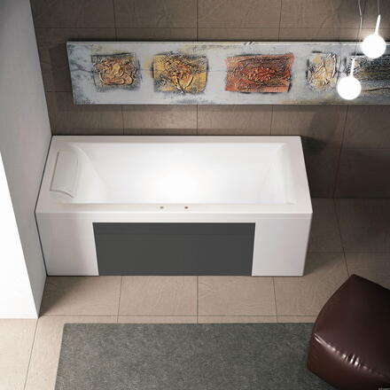 PLENITUDE - Baignoire rectangulaire avec système de massage