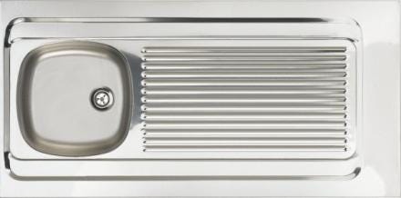 EVIER INOX 1C.A POS.120CM LISSE    EPAZ120A01