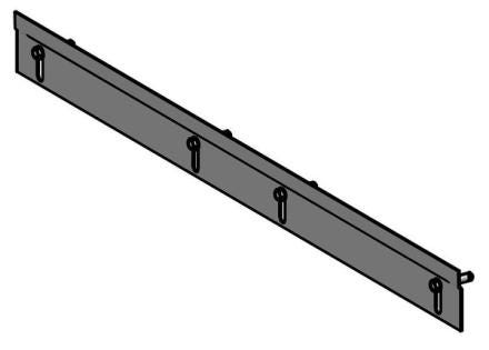 RAIL DE MONTAGE MURAL 2 CHAUDIERES     111688 DE DIETRICH EQUIP THERMIQU BDR  [111688]