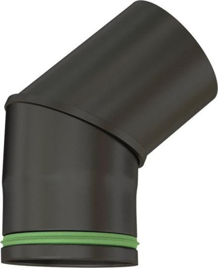 COUDE 45 NOIR MAT 1MM D80 +JNT VITON   344865 TOLERIE EMAILLERIE NANT-SETEN  [344865]