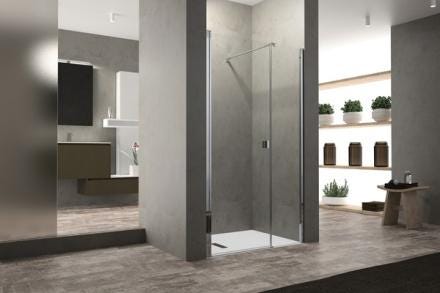EXCLUSIVITES RICHARDSON PAR NOVELLINI - Porte pivotante avec fixe en alignement