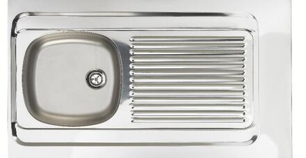 EVIER A POSER REVERSIBLE - LAVELLI - Inox lisse 18/10
