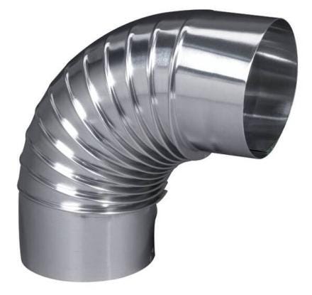 CONDUIT RIGIDE ALUMINIUM - Raccordement hotte de cuisine, sèche-linge et chauffe-eau. Ventilation.