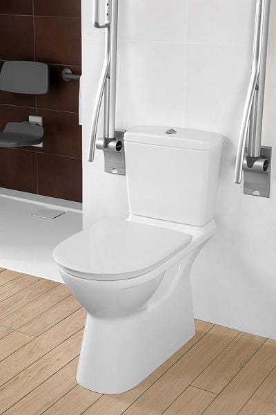 O.NOVO VITA - Ensemble WC sur pied surélevé Ensemble WC sur pied surélevé (H 46 cm)