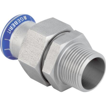 RACCORD UNION FILETE AC.INOX 15X1/2 FKM 50581 GEBERIT  [50581]