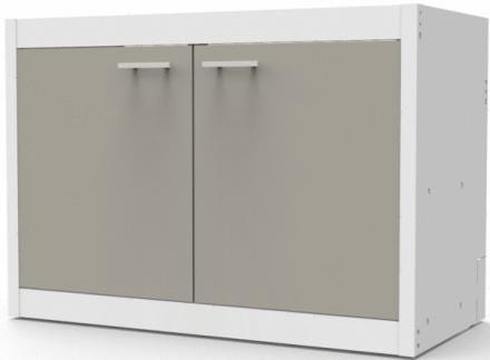 2 PORTES CLIPMETAL GRIS ABMV059Z02 MODERNA FRANCE  [ABMV059Z02]