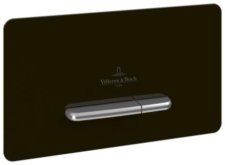 PLAQUE WC SUPREO VERRE NOIR BRILLANT V99442RB