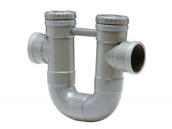SIPHON 2 TAMPONS DE VISITE DISC.WAVIN 3024526 WAVIN  [3024526]