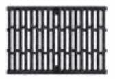 CANIVEAUX - Caniveau multidrain 300 avec grilles montées, sans pente, 1000m