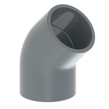 COUDE 45 PVC                  50 GF 721150110
