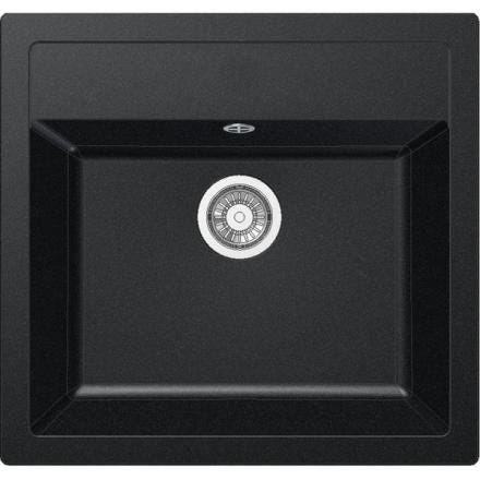 SIRIUS - Evier à encastrer avec trop-plein inox - Tectonite®