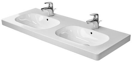 D-CODE - Lavabo pour meuble avec trop-plein et plage de robinetterie