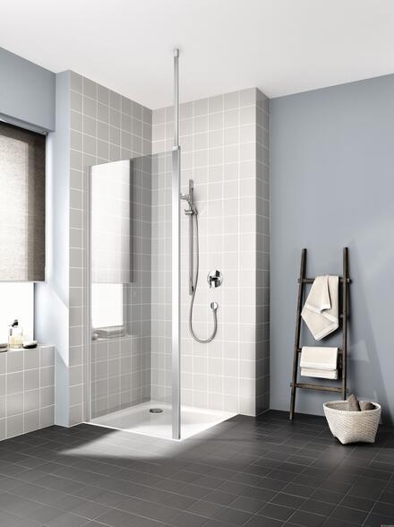 WALK IN CADA XS - Paroi fixe avec stabilisation murale ou plafond