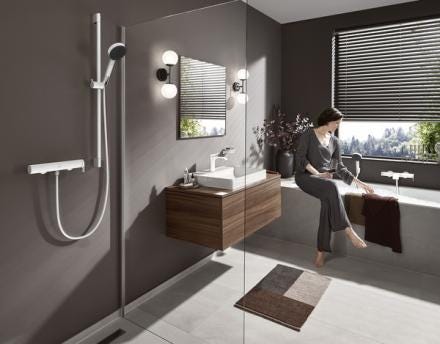 DOUCHETTE PULSIFY S 105 3J BLANC MAT 24100700 HANSGROHE  [24100700]