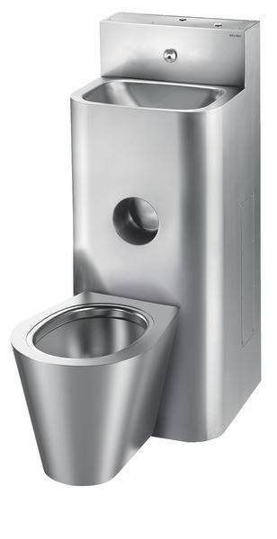 COMBI KOMPACT A/RESERV. WC A/P INOX    162800 DELABIE G ET J  [162800]