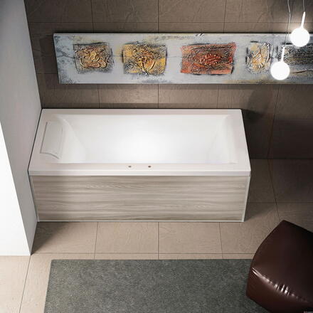 PLENITUDE - Baignoire rectangulaire avec système de massage