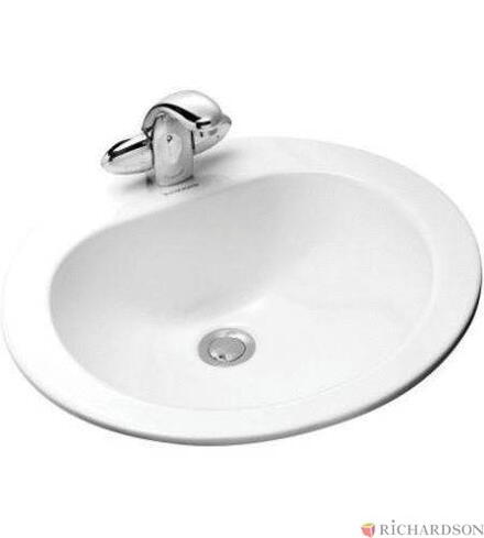 RONDE - Vasque à encastrer par-dessus