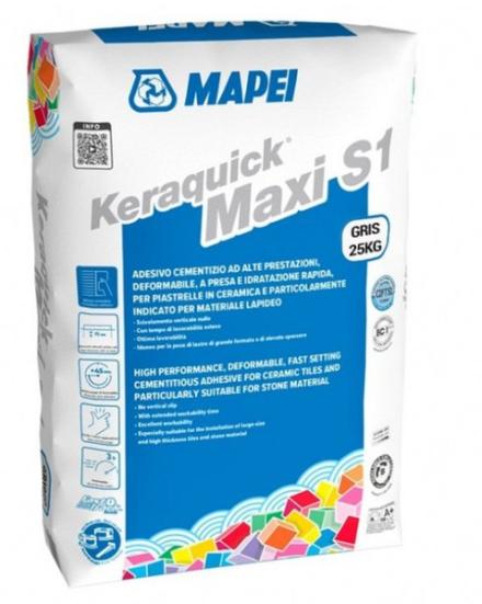 KERAQUICK MAXI S1 GRIS SAC 25KG       0125625