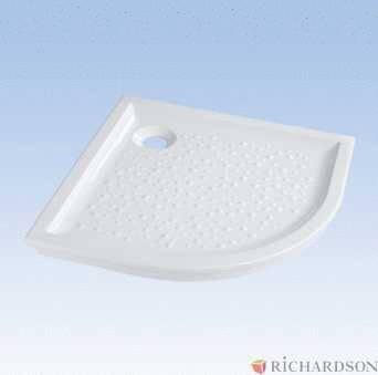 PRIMA - Receveur d'angle extra-plat en céramique à encastrer