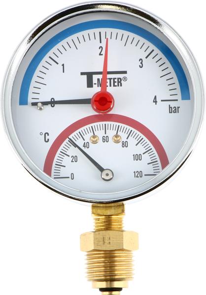 MANOTHERMOMETRE RADIAL 80MM 4B       1/2" MTR THERMADOR  [MTR]