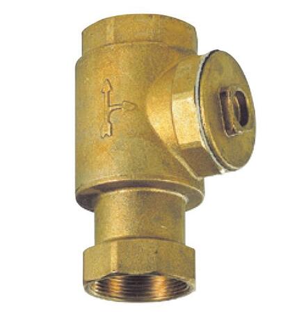 CLAPET DE NON-RETOUR -  A LEVEE VERTICALE - Femelle - Corps et obturateur laiton - Joint caoutchouc