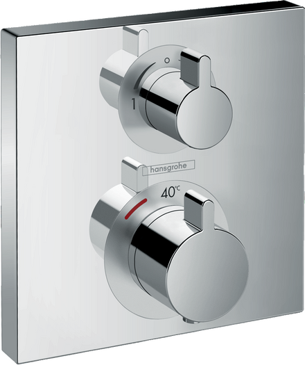 ECOSTAT SQUARE - Set de finition pour mitigeur thermostatique encastré