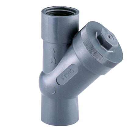 CLAPET DE NON RETOUR SYSTEME D'OBTURATION B - FF - Eaux usées, produits visqueux - Corps PVC - Boule aluminium nitrile - Température 60°C